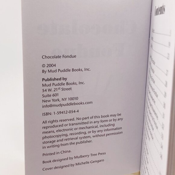 VINTAGE Chocolate Fondue Recipes and Secrets cookbook Y2K 2000s dessert recipes - Picture 5 of 16